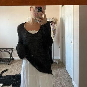 Loft Ann Taylor Black Light Sweater / Cover Up